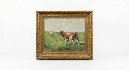 Tableau ancien huile sur - , toile