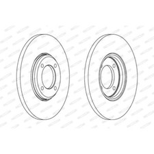 FERODO Disques de Frein Avant