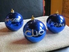 3 Christmas ball / Christmas ball / Boules de Noel Renault 