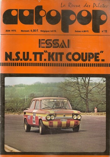 Autopop 1972 essai nsu 1200 - nsu,