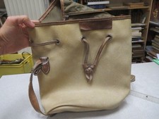 CA471 SAC A MAIN CUIR ? CREME VINTAGE