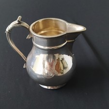 POT A EAU METAL ARGENTE PAQUEBOT "NORMANDIE"