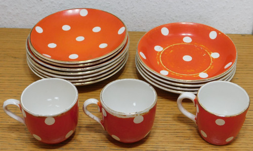 Vintage lot sous - sous, tasse