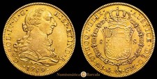 Carlos IV 8 Escudos (27,06 gramosg) 1789 Mexico FM (AC. 1627) (Cal.Onza 1015) M