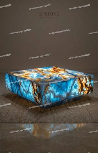Table basse rétroéclairée