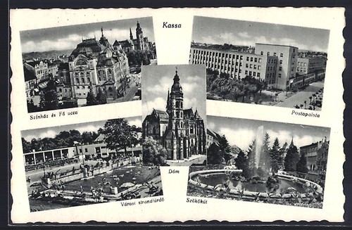 Carte postale kassa szinház - carte,