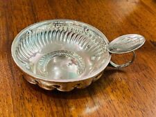 Antique French Sterling Silver Tastevin Wine Taster by Tonnelier Paris 19th Cen