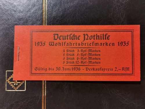 Carnet 1935 empire allemand - -,