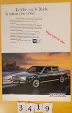 BUICK SKYLARK Coupé/ Sedan 4 Cyl/ V6 Prospectus 2 pages 1981?