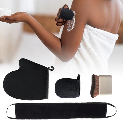 Gants noirs bronzage - 4,