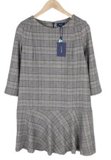 Gant Checked Flare Femme Robe