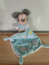 Doudou Mickey bleu mouchoir