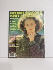 Vintage Issue of Mon Tricot Magazine - Knit & Crochet - Oct 1981