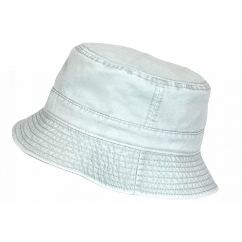 Chapeau bob bleu gris coton - bob,