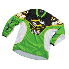 Alloy Motocross MX Jersey Shirt 04 Viper Vert / Blanc/Noir/Jaune Vélo Haut