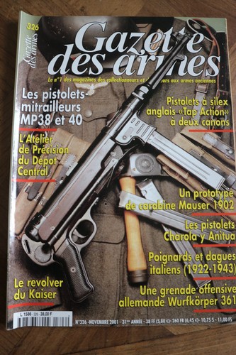 Revue gazette armes 326 - armes, n°326