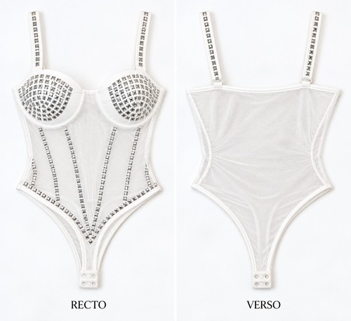 Body femme elsa - body, blanc