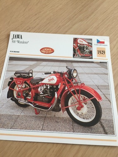 Jawa 500 wanderer - 1929, carte