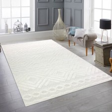 Tapis de salon boho à poils