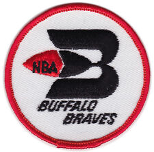 1970'S BUFFALO BRAVES NBA BASKETBALL VINTAGE 3" ROUND DEFUNCT TEAM PATCH