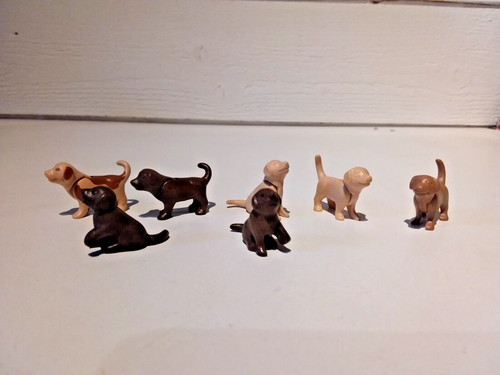 Playmobil lot chiens chiots - lot, chiens/
