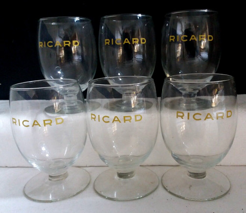 Lot anciens verres ricard - ricard, 17