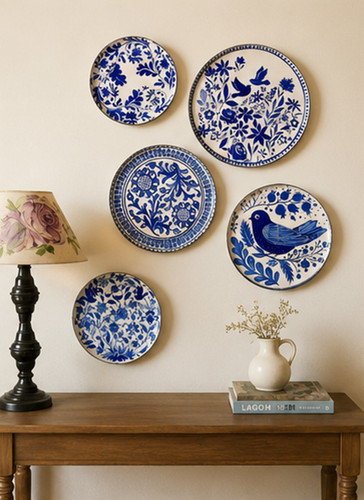 Lot assiettes murales - lot,