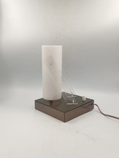 Vintage 60s Space Age Modernist Plastic Hanging Tube Plexiglass Lamp