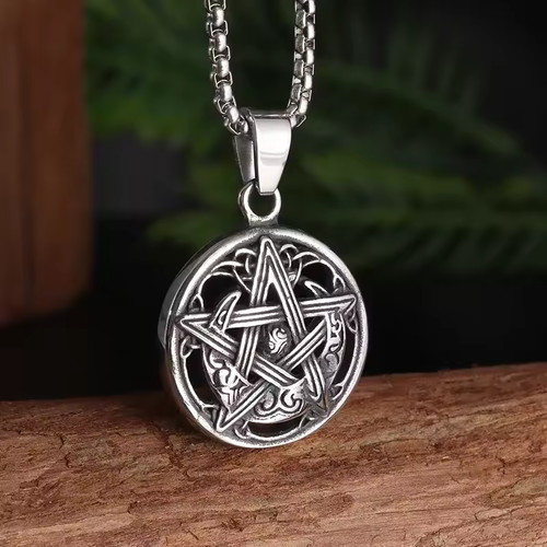 Pendentif gothique argenté - pendentif,