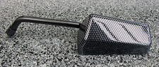 VELO  MOTORCYCLE RIGHT HAND 10MM OBLONG CARBON LOOK MIRROR MIR088 BC32404 T