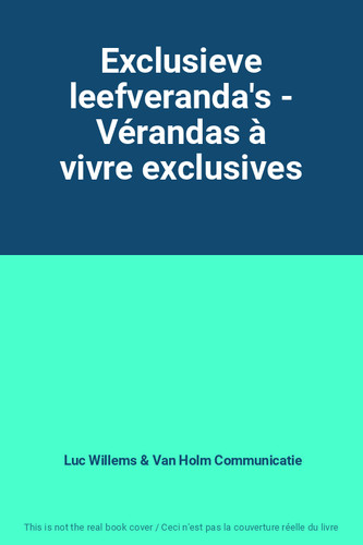 Exclusieve leefveranda - 's,
