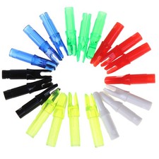  1 Set 20 pcs Tir À L'arc Chasse Composé Arc En Plastique Flèche Insérer Flèche