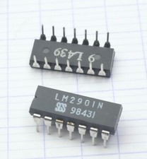 2x SGS Thomson LM2901N circuit intégré DIP 14. Lot de 2.
