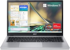 Acer Aspire 3 15.6"  Slim Touchscreen Laptop AMD Ryzen 5 7520U 16GB DDR5 1TB SSD