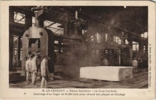 Old postcard AK Le Creusot Le Gros Laminoir FRANCE (1173900)