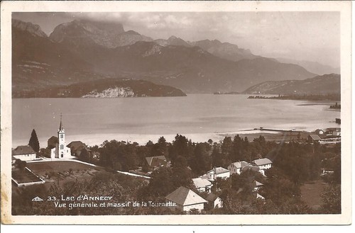 Lac annecy vue générale - -,