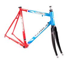 CADRE VINTAGE PINARELLO GALILEO 54 55 ALLIAGE D'ALUMINIUM VÉLO DE ROUTE CARBO...