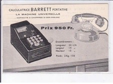 ADVERTISEMENT: portable BARRETT calculator - universal machine - very good