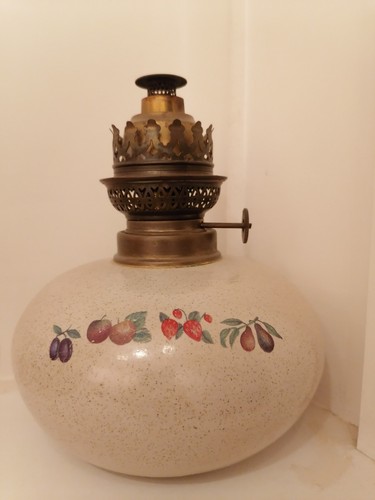 Ancienne lampe pétrole en - lampe,