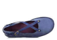 Kickers Chaussures Ballerines Babies Cuir Femme taille 37 Marine Neuves'