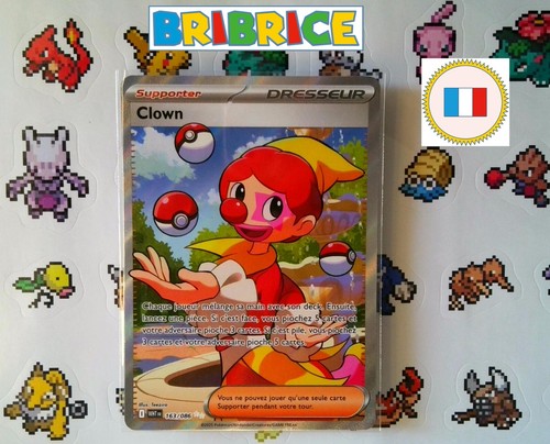 Carte pokemon clown harlequin - carte,