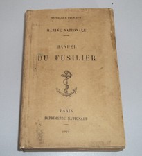 Manuel du Fusilier, Marine