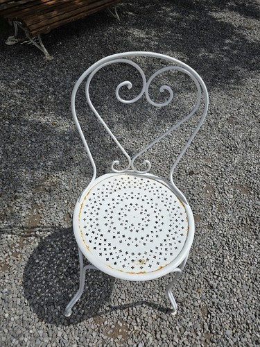 Chaise jardin fer forgé - de,