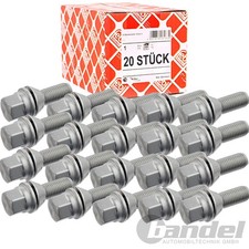 20x Febi Vis de Roue Cone