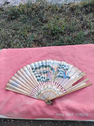 Ancien eventail japonais - ancien,