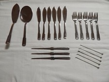 21 BB Stainless Steel Cutlery Knives Forks Crustacean Spades