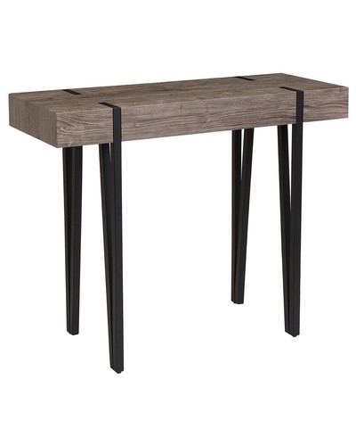Beliani console effet bois - beliani,