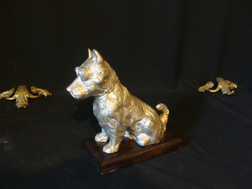 Sculpture fox terrier par - sculpture,
