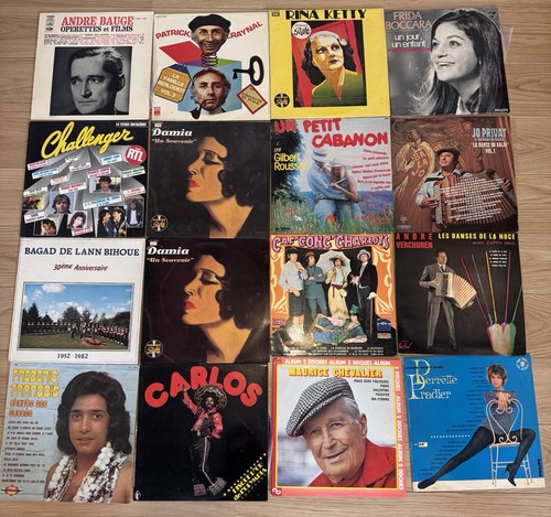 Lot 225 vinyles 33 tours - lot,