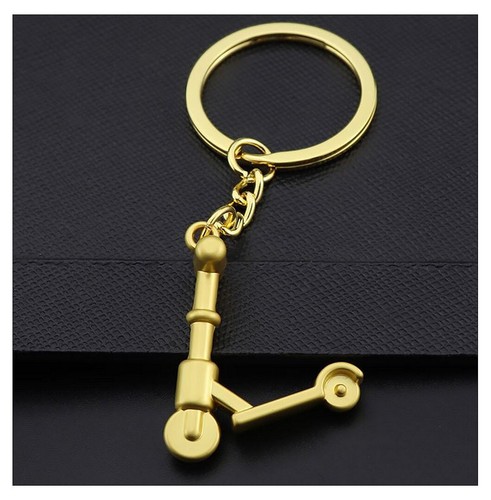 Gold steel scooter - steel, jewelry